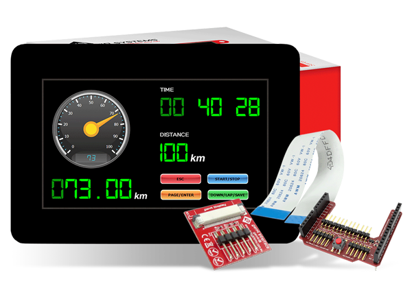 oled touch display arduino